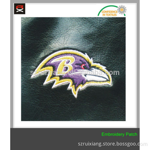Custom Leather Embroidery Patch Manufacturer